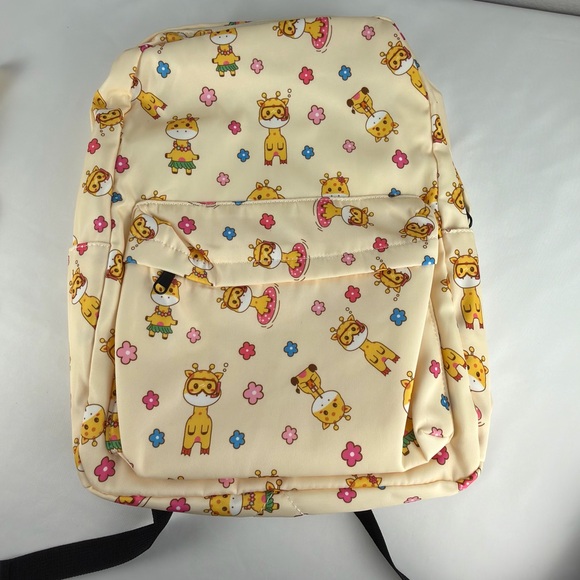 NWOT Giraffe School Backpack Girls, 3Pcs Waterproof Lunch bag pencil case - Picture 11 of 13